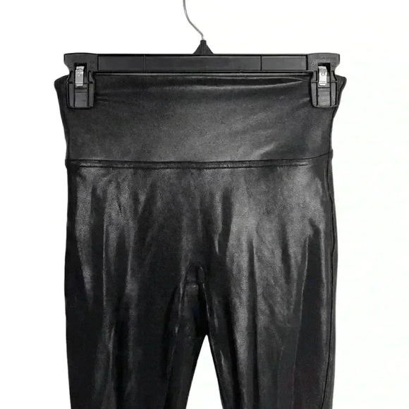 Spanx Faux Leather Leggings Black Size Small - Picture 3 of 11